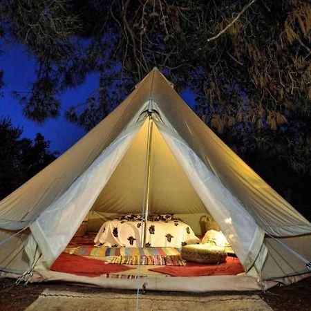 Glamping At A Lovely Tent In Skiaxtro- Marathopoli Villa Ngoại thất bức ảnh