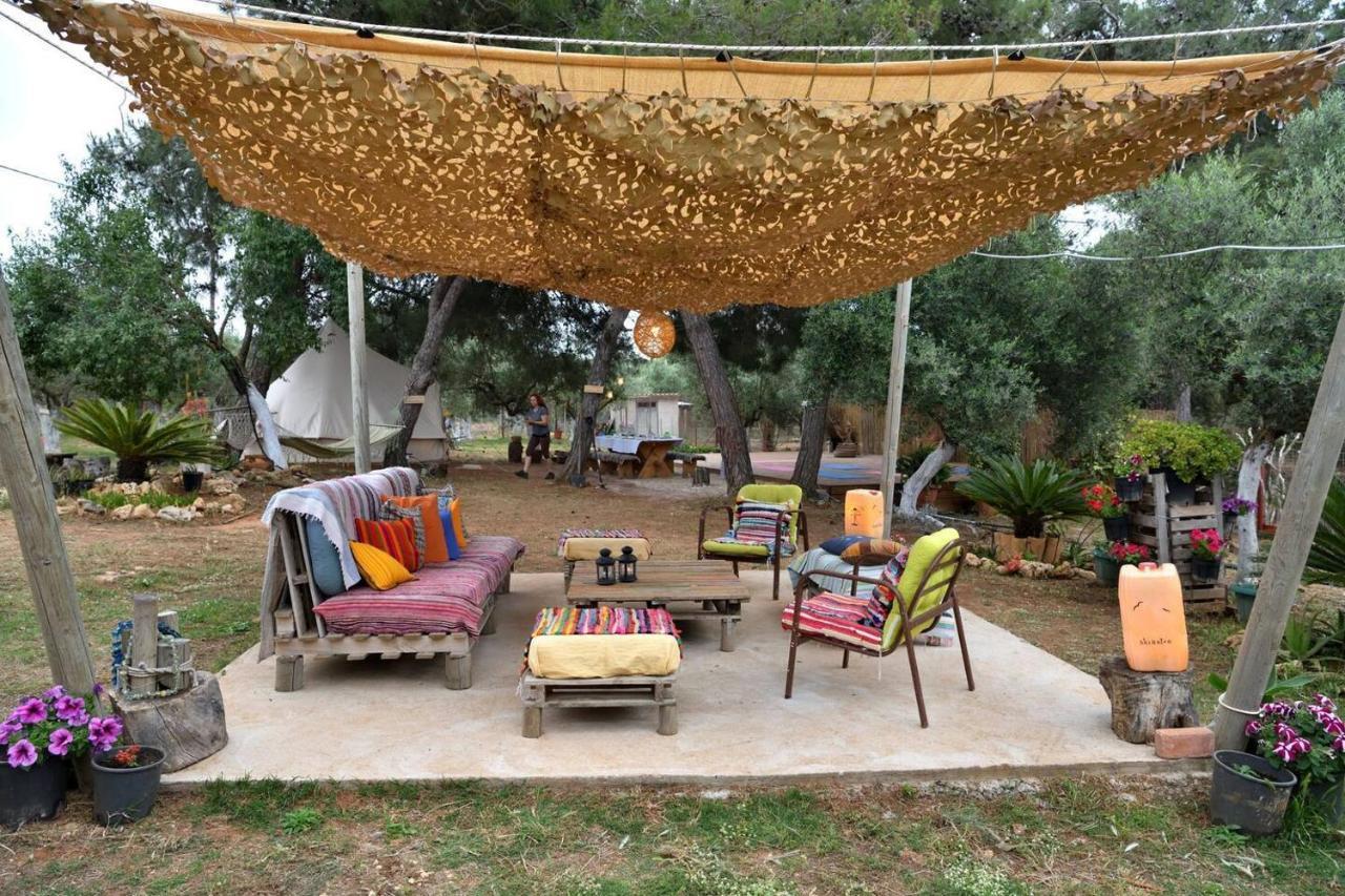 Glamping At A Lovely Tent In Skiaxtro- Marathopoli Villa Ngoại thất bức ảnh