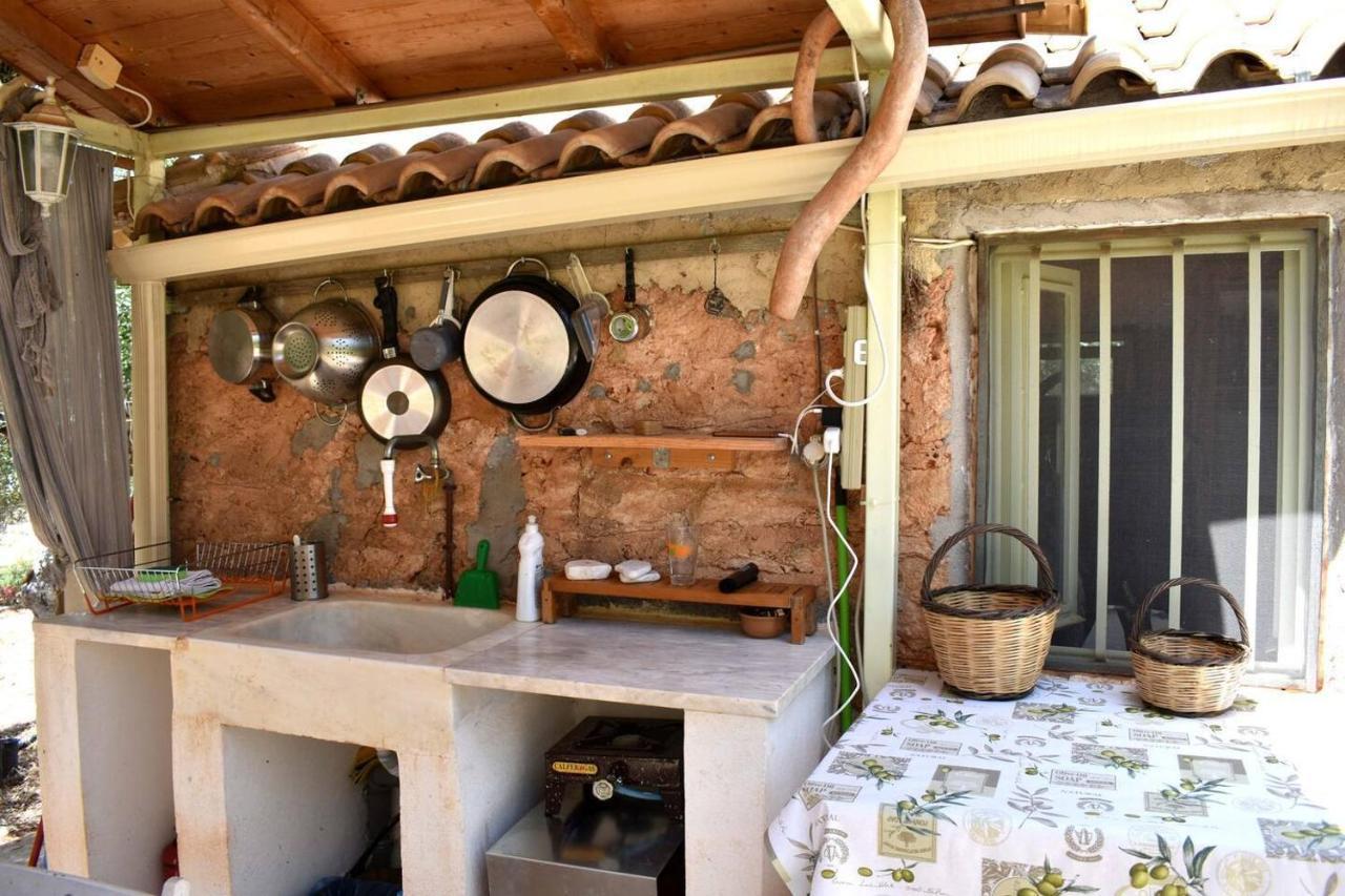 Glamping At A Lovely Tent In Skiaxtro- Marathopoli Villa Ngoại thất bức ảnh