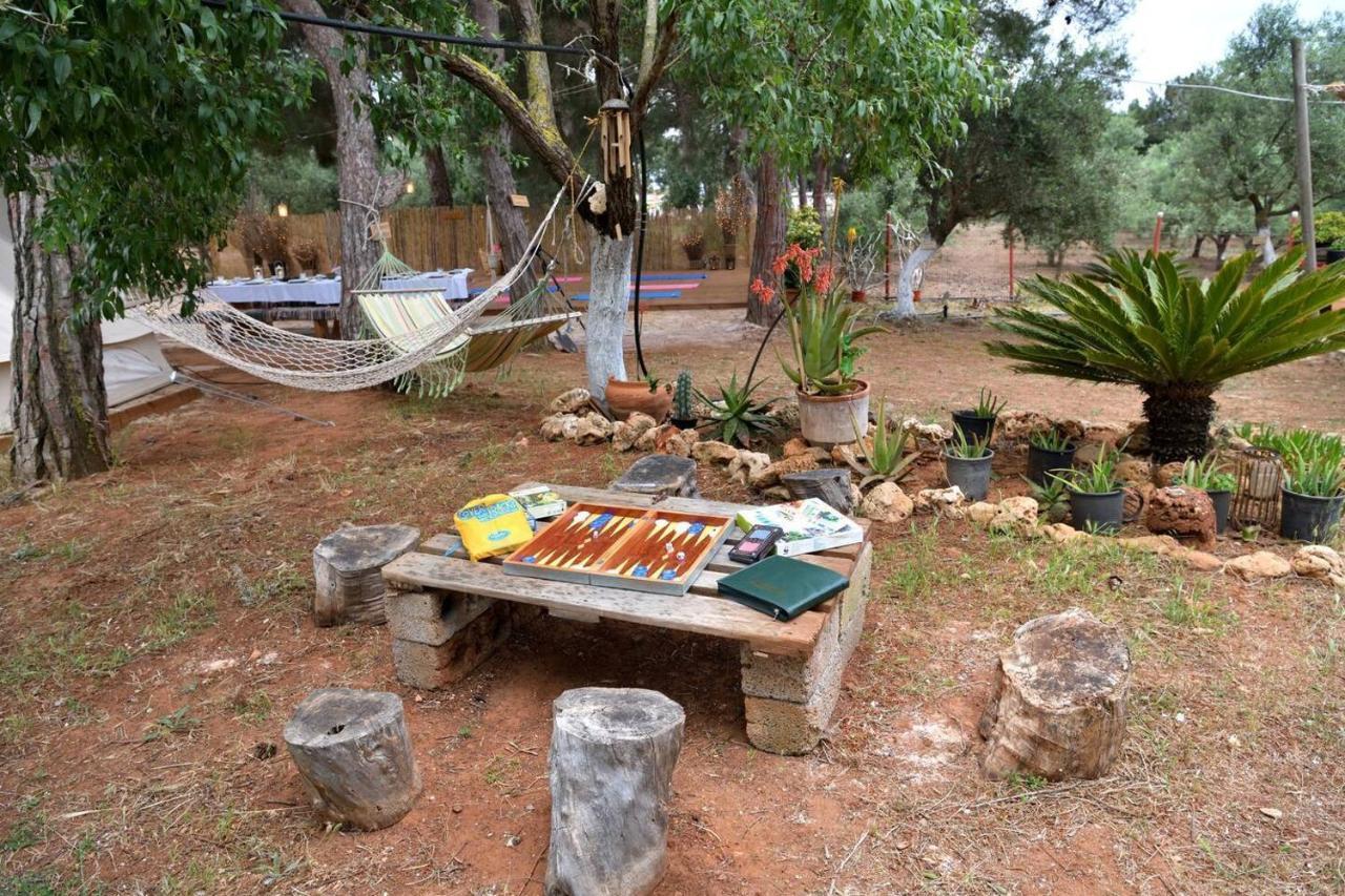 Glamping At A Lovely Tent In Skiaxtro- Marathopoli Villa Ngoại thất bức ảnh