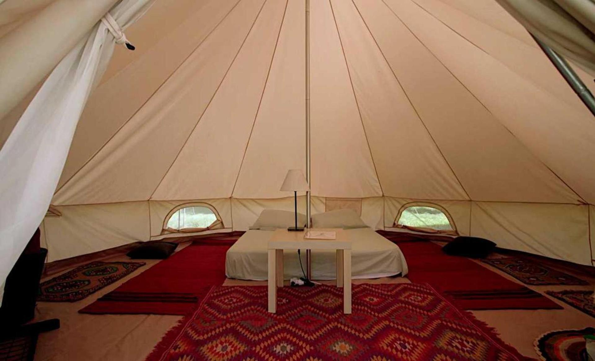 Glamping At A Lovely Tent In Skiaxtro- Marathopoli Villa Ngoại thất bức ảnh